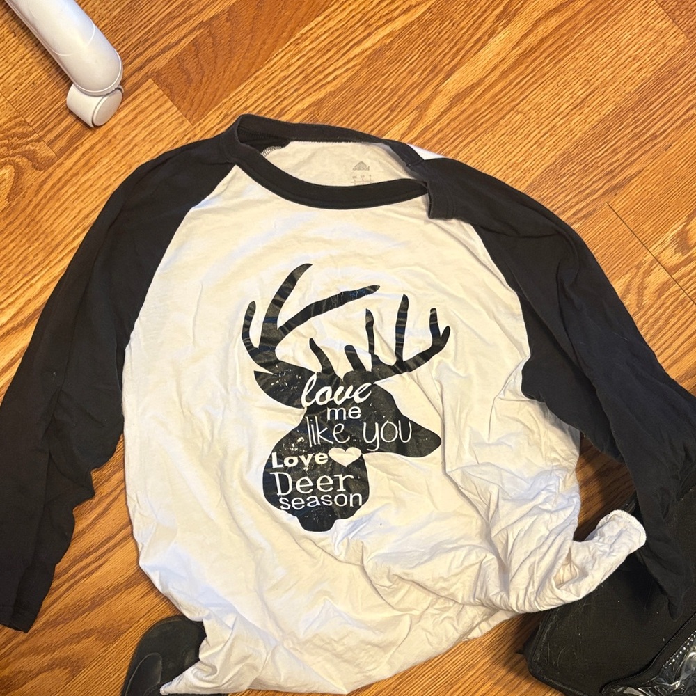 adidas Black and White Deer Season Sweatshirt